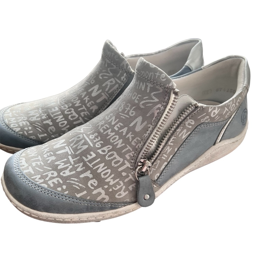 Rieker Women's Light Blue Slip-On Sneakers Size 6